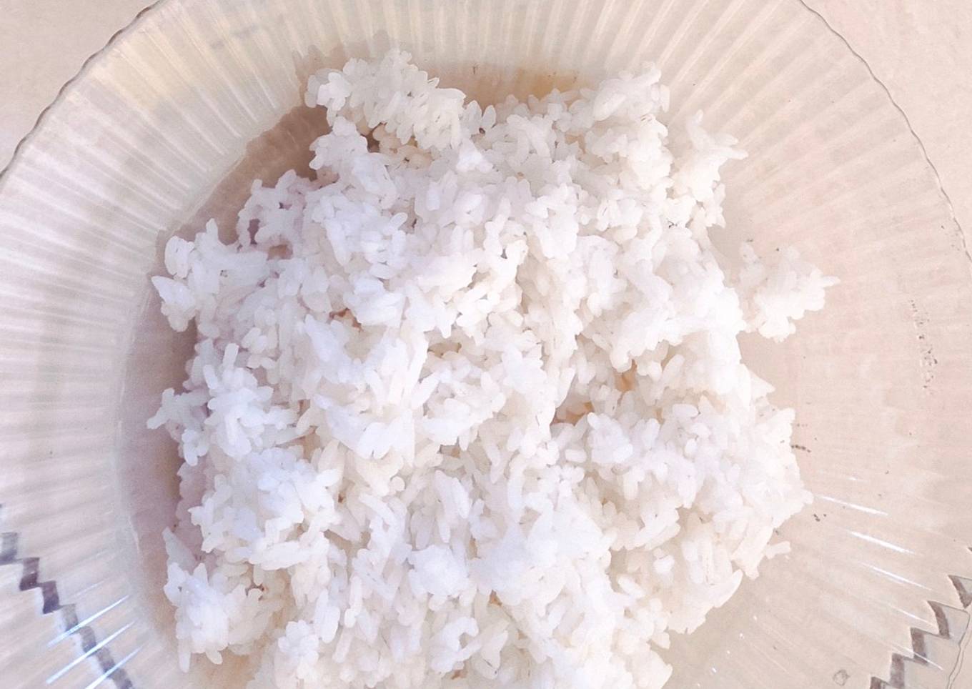 Nasi tanpa rice cooker