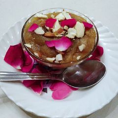 Moong dal ka halwa A picture of Moong dal ka halwa.
