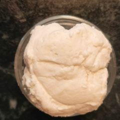 A picture of Homemade Cream cheese.
