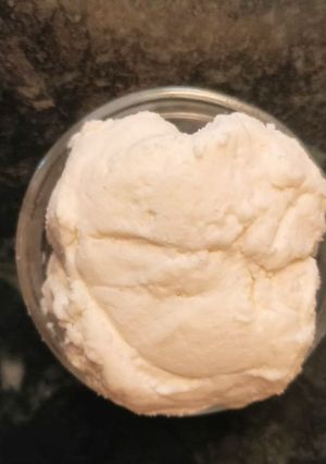 A picture of Homemade Cream cheese.