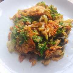 Tempe penyet mix kol goreng রেসিপির প্রধান ছবি