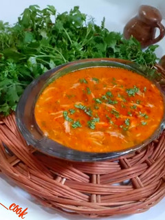 عکسی از دستور سوپ بلغور و جعفری