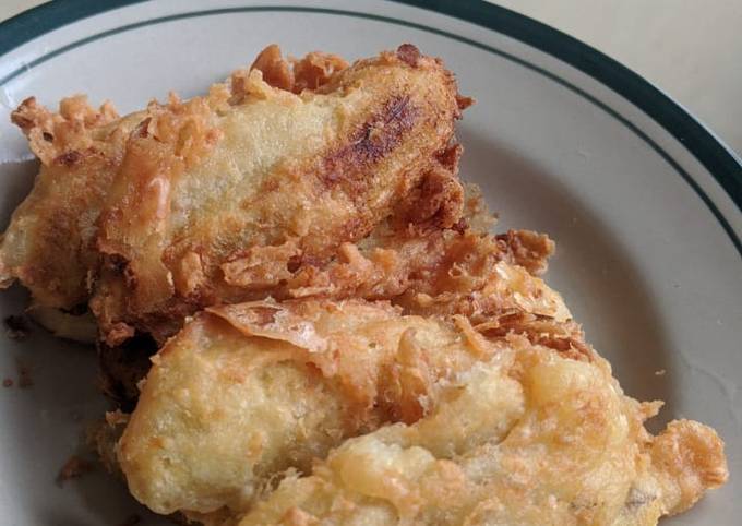 Pisang Goreng keju mentega crispy