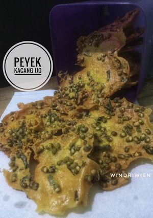 Foto resep Peyek Kacang Ijo Tanpa Santan
