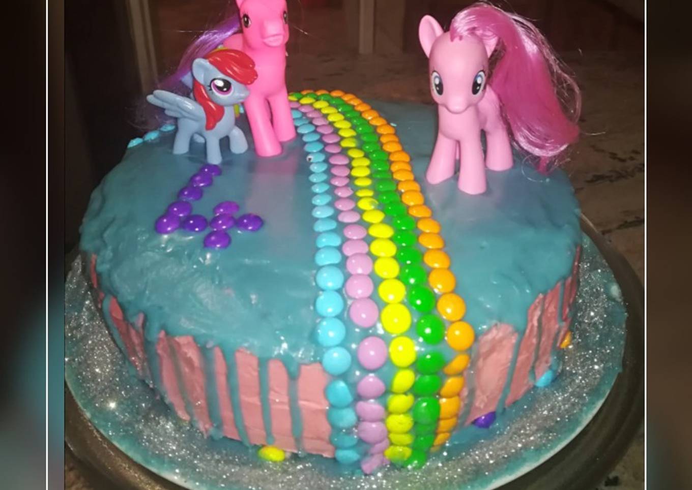 My little pony chocolate b.day cake