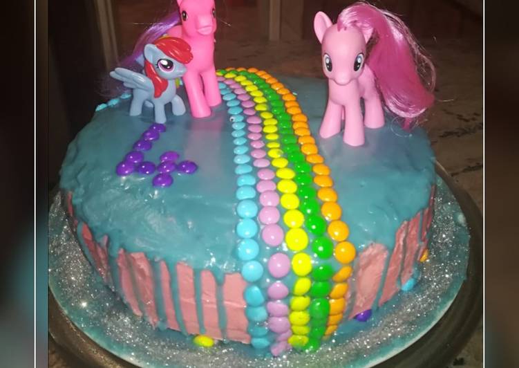 Step-by-Step Guide to Prepare Homemade My little pony chocolate b.day cake