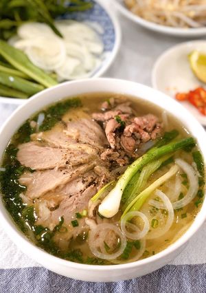 Hình của món Phở bò.