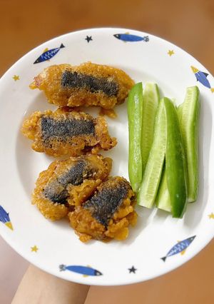 Hình của món Bún/miến cuộn rong biển.