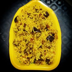 Brinjal rice A picture of Brinjal rice.