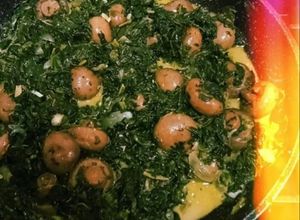 Foto de Espinafres salteados com Cogumelos