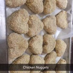 A picture of Chicken nuggets.