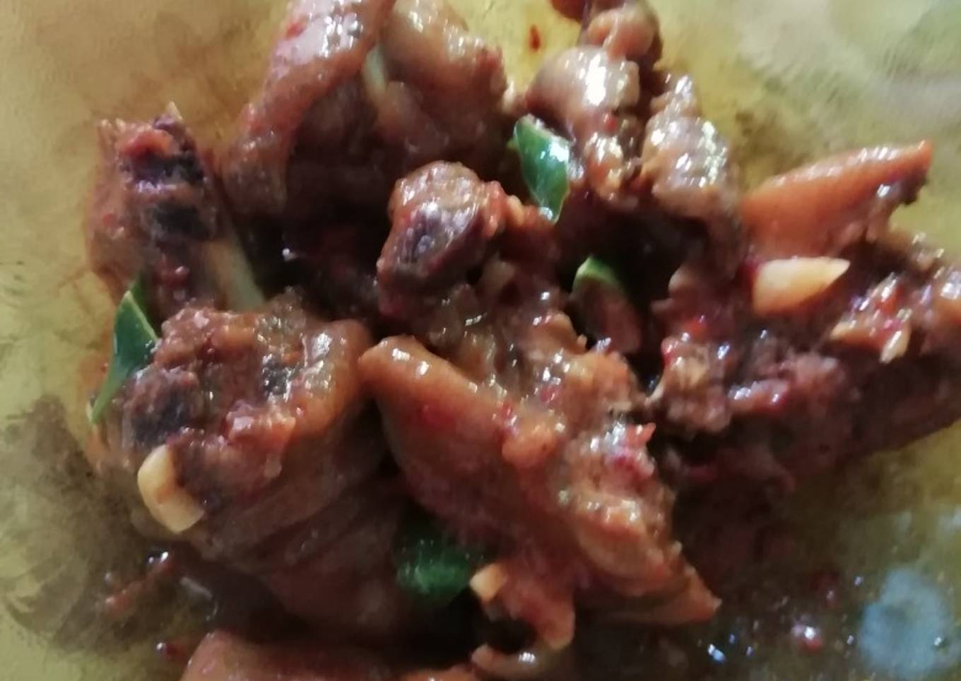 Ayam goreng santan daun jeruk