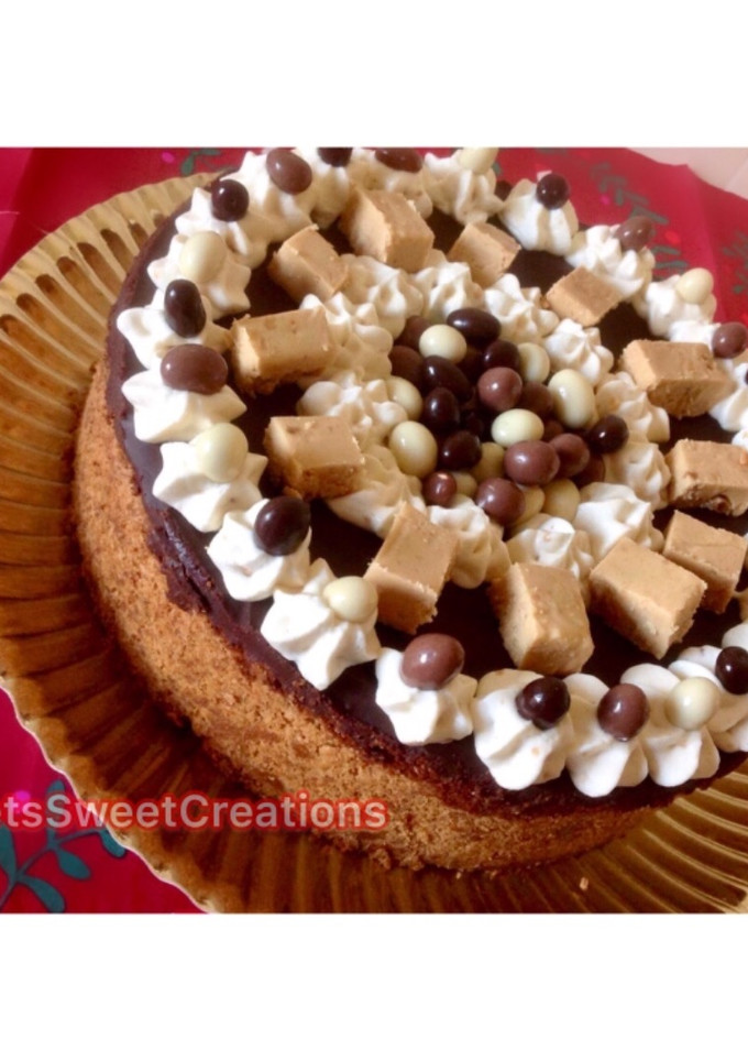 Una foto de Cheesecake de turrón 💕 especial Navidad🎄