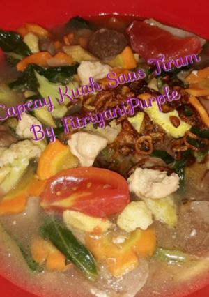 Foto resep Capcay Kuah Saus Tiram