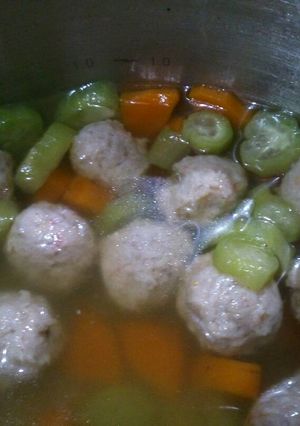 Foto resep Sup baso ayam udang