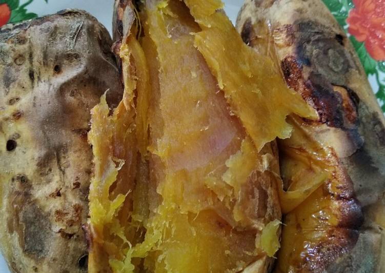 Cara Memasak Ubi Cilembu oven Tatung yang Gurih