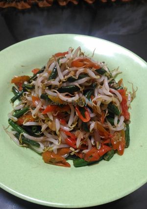 Foto resep Tumis toge kacang panjang