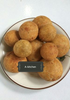 Foto resep Bola ubi kopong bahan simple