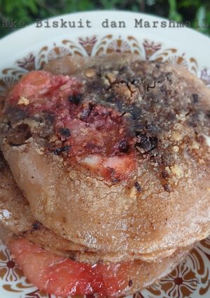 Foto resep Pancake Biskuit dan Marshmallow