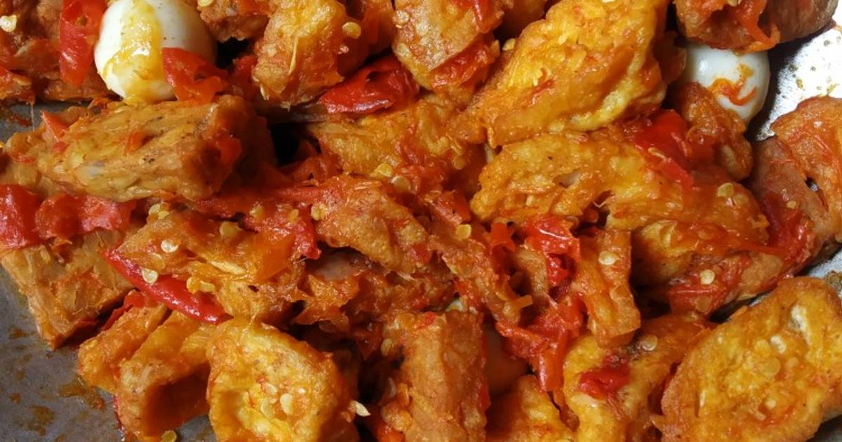 Resep Sambal goreng tahu tempe telur puyuh ala anak kosan Resep Sambal goreng tahu tempe telur puyuh ala anak kosan