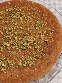 صورة لوصفة كنافة الزبدة بالقشطة