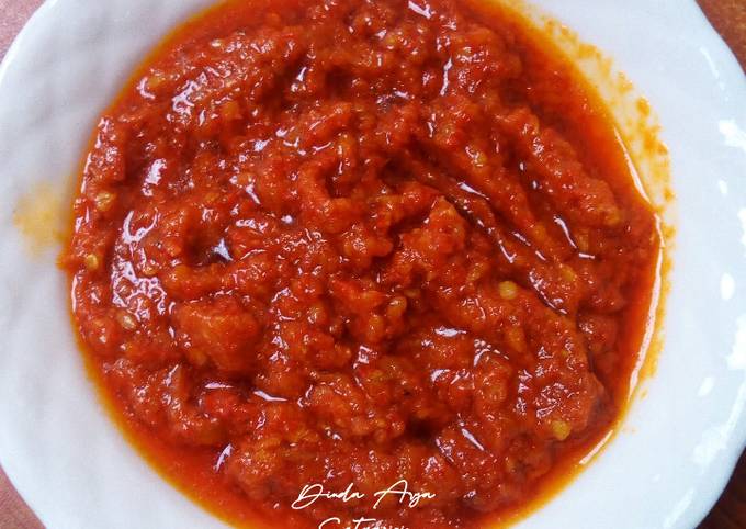 Cara Gampang Membuat Sambal Terasi Pedas yang Enak Banget