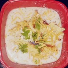 A picture of Besan chilla Raita.