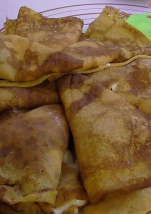 Foto principal de Crepes de calabaza. Receta fácil!