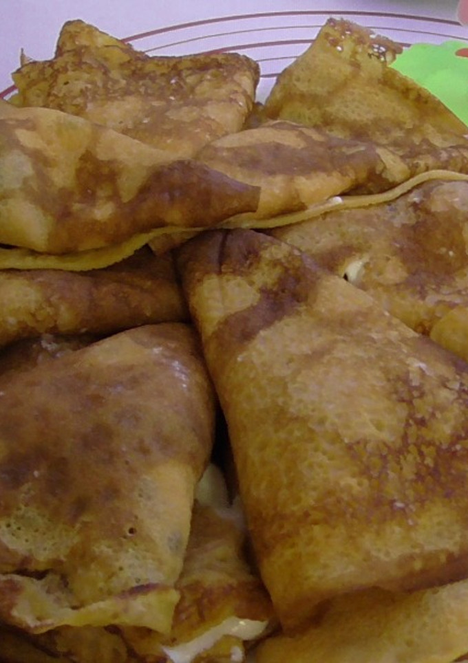 Una foto de Crepes de calabaza. Receta fácil!