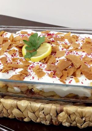 صورة لوصفة فتتة المسخن بالدجاج