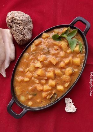A picture of Potato Vindaloo.