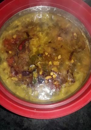 बथुआ दाल शकपैता (bathua dal sakpaita recipe in Hindi) रेसिपी मुख्य फोटो