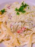 Fettuccine Carbonara ala Cafe