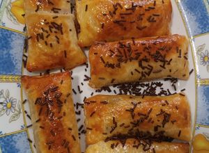 Una foto de Napolitanas de Chocolate sin Gluten
