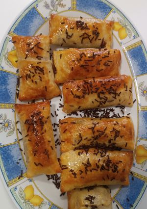 Una foto de Napolitanas de Chocolate sin Gluten