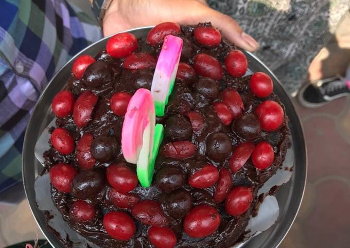 Recipe of Quick Cherry Chocolate Cake
