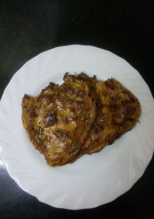 A picture of Pan fried chicken breast.