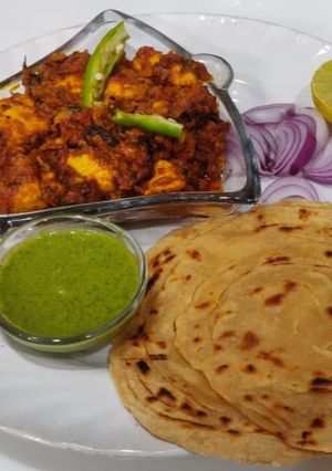 A picture of Paneer Masala.
