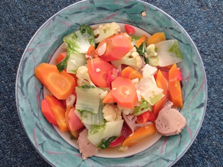 Langkah Gampang Membikin Resep Capcay Bakso Sosis Sederhana yang Lezat Sekali Anti Ribet, Bikin Ngiler