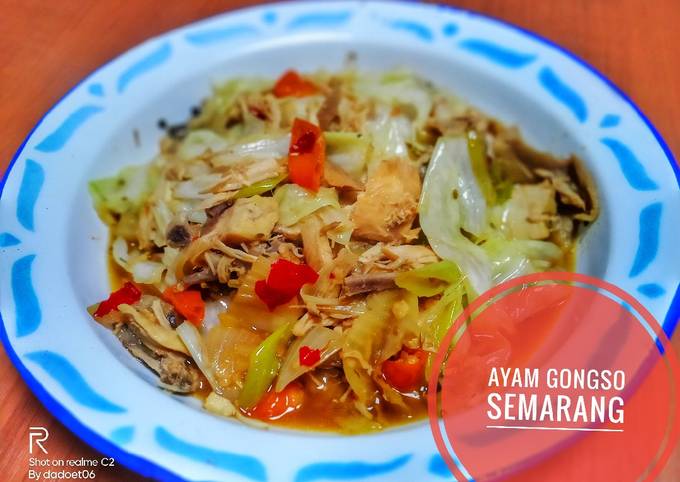 Bagaimana Membuat Ayam gongso semarang yang Lezat Sekali