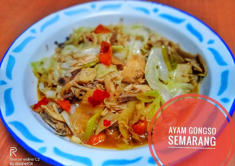 Ayam gongso semarang