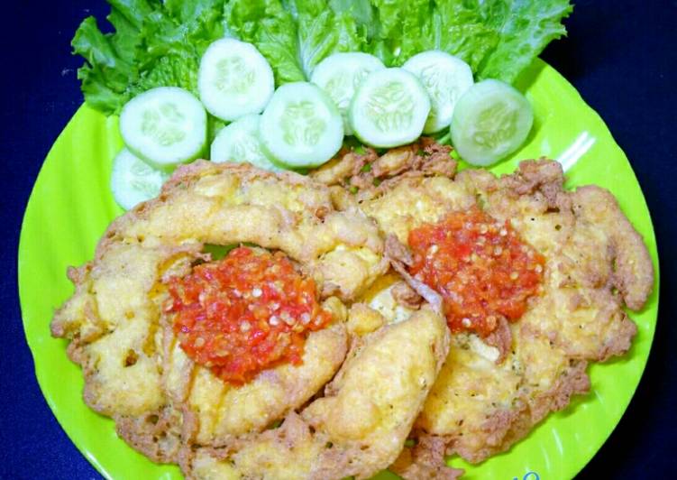 Anti Ribet, Bikin Dadar telur tahu krispi sambal bawang Ekonomis Untuk Jualan