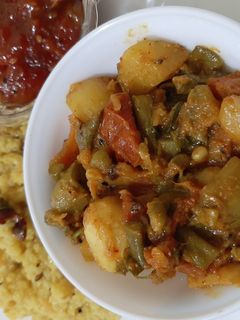 পাঁচ মেশালি তরকারি (Pach mesali torkari recipe in Bengali) রেসিপির প্রধান ছবি