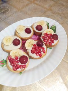 صورة لوصفة تارت بالفواكه مشكلة