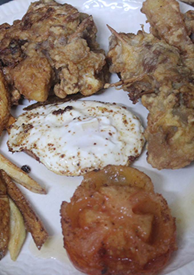 Una foto de Cabezada de lomo con patatas envueltas
