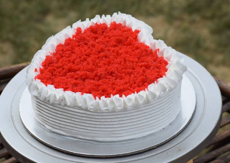 Step-by-Step Guide to Make Any-night-of-the-week Red Velvet Cake Without Oven