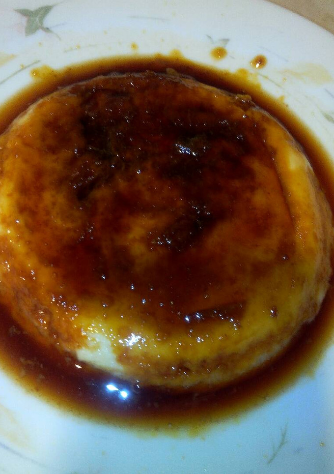 Una foto de Flan de huevo al microondas en 10 minutos