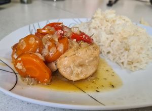 Una foto de Pollo a la Cerveza