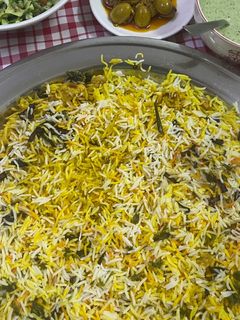 صورة لوصفة برياني دجاج (ع طريقة شندني)