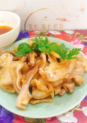 Hình của món Thịt lỗ tai, đầu heo khìa sốt me!.
